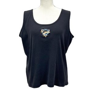 HARLEY-DAVIDSON Black Woman’s Vintage Ribbed Tank Top Size XL